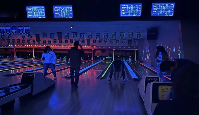 Rock 'n' Glo bowling at South Hill Bowling Centre Moose Jaw Rock 'n' Glo bowling at South Hill Bowling Centre Moose Jaw